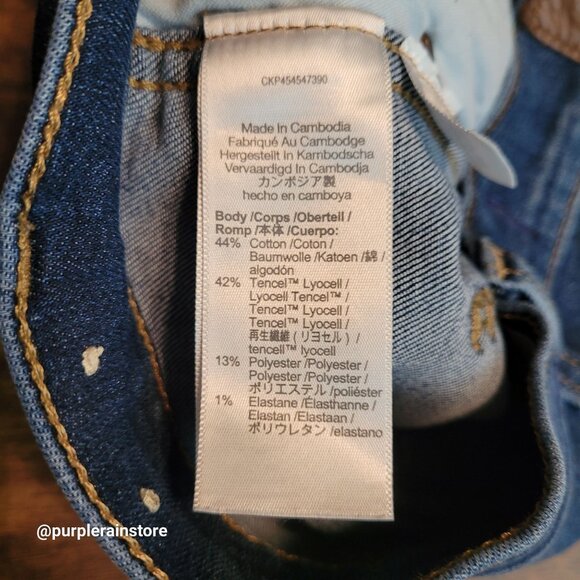 Madewell Jeans 28 Skinny 10" High Rise Danny Wash Tummy Control Stretch Denim - Picture 6 of 13